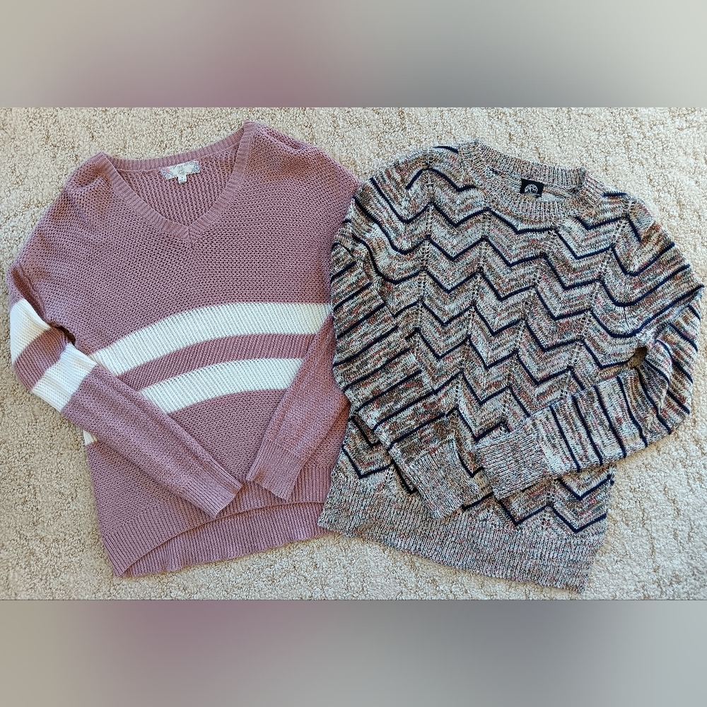 Knit Sweater Bundle Lot Of 2 Size S/M